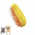 Escova a vapor 3 em 1 para cão e gato, escova a vapor, spray elétrico, para massagem, pet grooming, pente, depilação